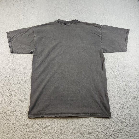 VTG 90's BOSS Shirt Men's Extra Large Embroidered Logo GREAT FADE Heavy Grunge - Picture 2 of 9
